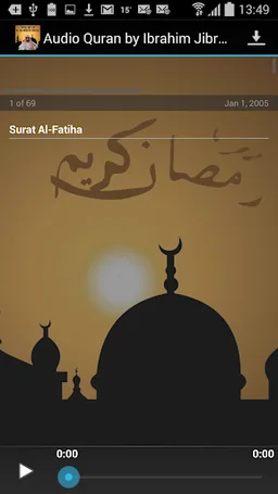 Audio Quran by Ibrahim Jibreen screenshot 3