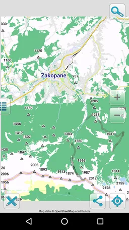 Map of Zakopane offline screenshot 1