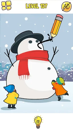 Puzzle Game: Draw missing part screenshot 1