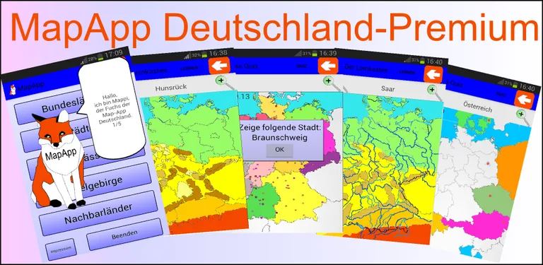 Topographie Deutschland MapApp cover image