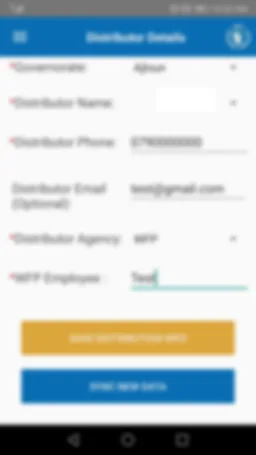 WFP Jordan Card Distribution screenshot 2