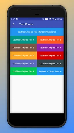 Doubles & Triples Test - CDL screenshot 2