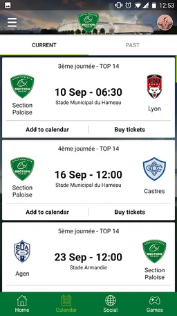 Section Paloise screenshot 2