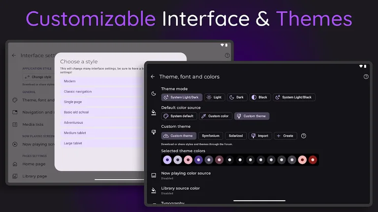 Symfonium: Music player & cast screenshot 15
