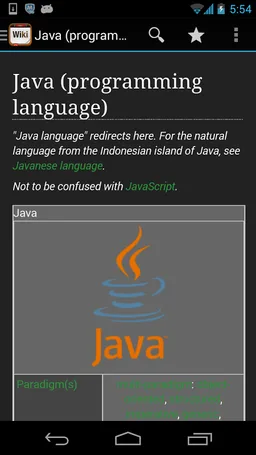 SuperWiki WikiPedia Browser screenshot 15