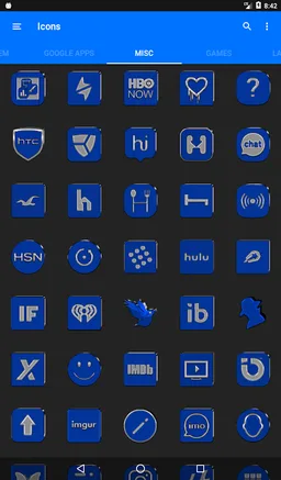 Blue Icon Pack Paid screenshot 15
