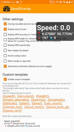Speed Overlay screenshot 11