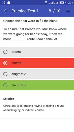 GATE PRACTICE TESTS 2021 screenshot 5