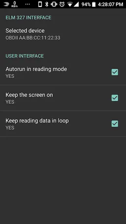 DPF Info screenshot 3