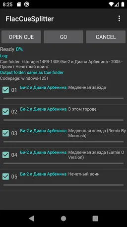 Flac Cue Splitter screenshot 3