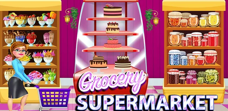 🛍️🏬Supermarket Grocery Shopping: Mall Girl Games cover image