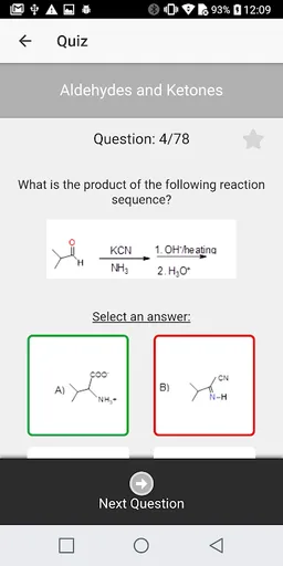 Organic Chemistry Challenge screenshot 2