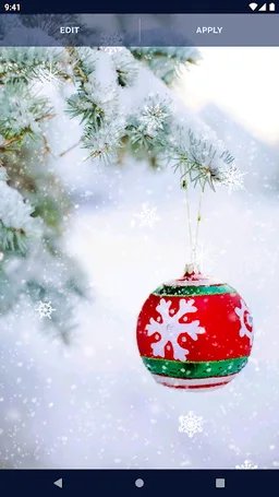 Snowy Winter Live Wallpaper screenshot 4