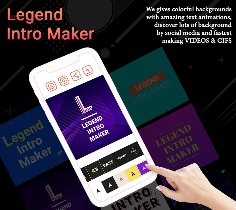 Legend - Intro Maker, Animated Text, Video Maker screenshot 2