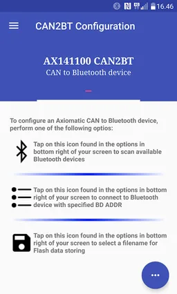 CAN2BT Configuration screenshot 1