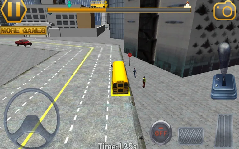 Schoolbus Driving 3D Simulator screenshot 5