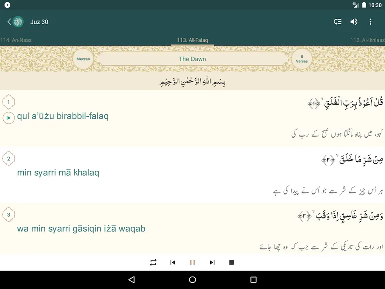 Quran Urdu screenshot 11