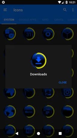 Blue Icon Pack Style 7 ✨Free✨ screenshot 2