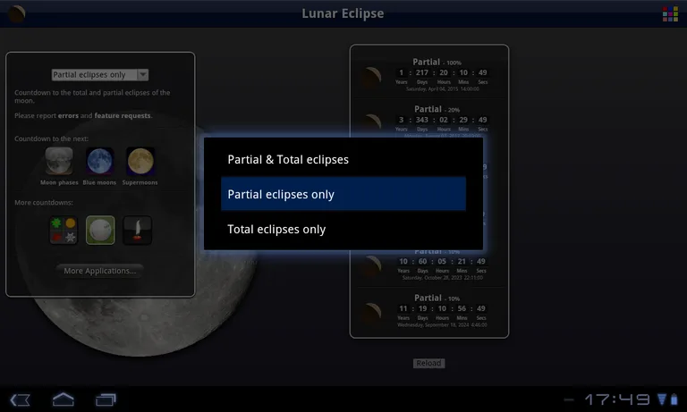 Lunar Eclipse Lite screenshot 10
