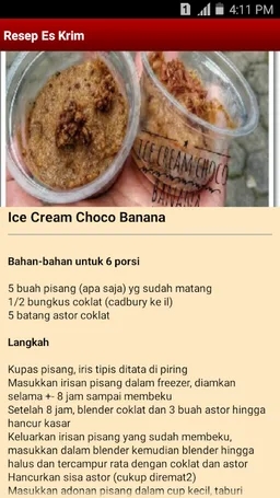 Resep Es Krim screenshot 5