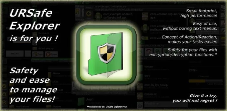 URSafe File Explorer PRO cover image