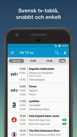 TV24.se - Svensk TV-tablå screenshot 1