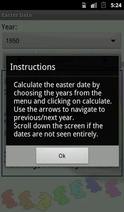 Easter Date screenshot 2