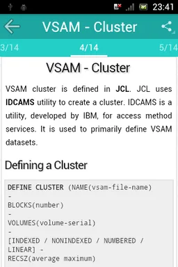 Learn VSAM screenshot 2