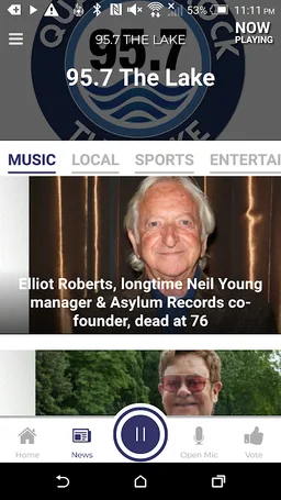 95.7 The Lake - Quality Rock screenshot 4