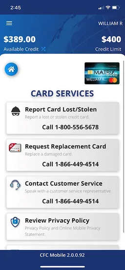 CFC Mobile Access screenshot 8