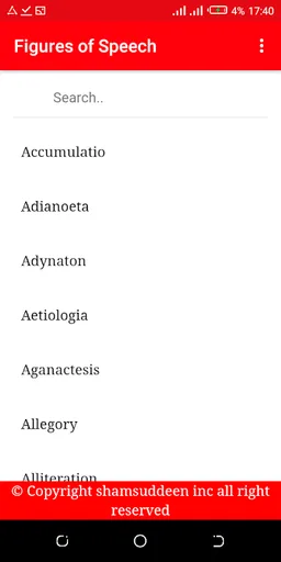Figures of Speech with Example screenshot 7