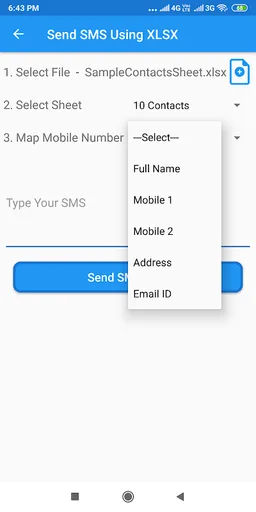 Bulk SMS Send Using Excel screenshot 5