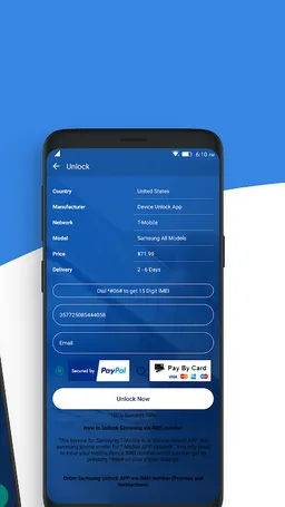 Free Unlock Network Code for Samsung SIM screenshot 9