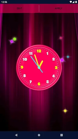 3D Neon Clock Live Wallpaper screenshot 5