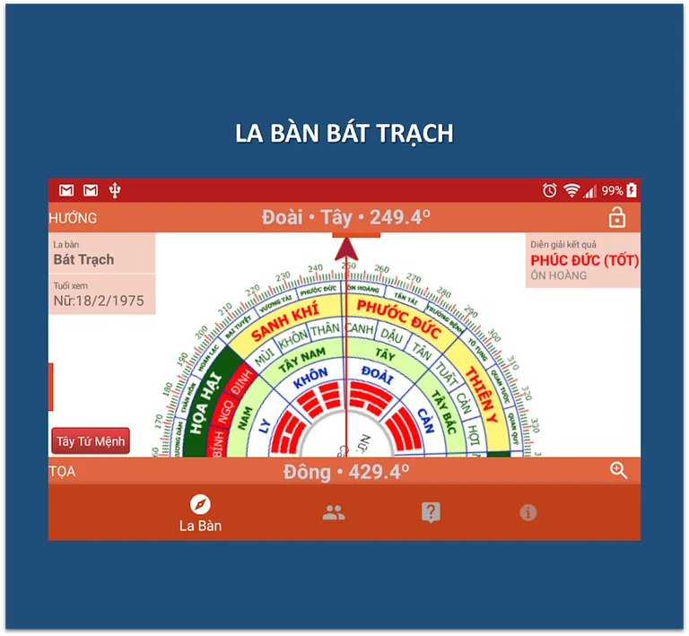 La Bàn Phong Thủy Theo Tuổi screenshot 22