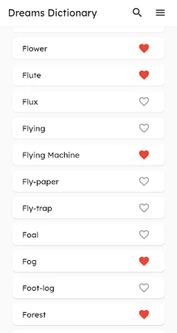 Dreams Dictionary - Meaning for your dreams! screenshot 6