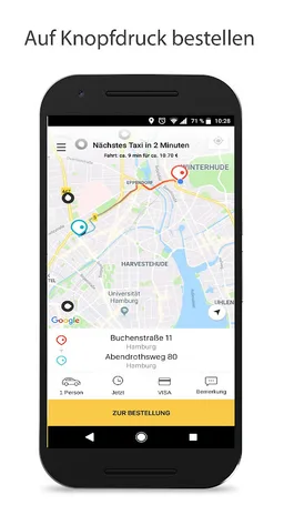 Taxi.de screenshot 1