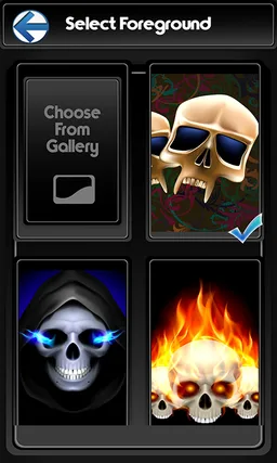 Skulls Zipper Lock Screen screenshot 6
