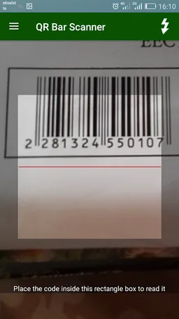 Barcode reader & QR code scanner Pro. Free screenshot 3
