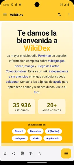 WikiDex screenshot 1