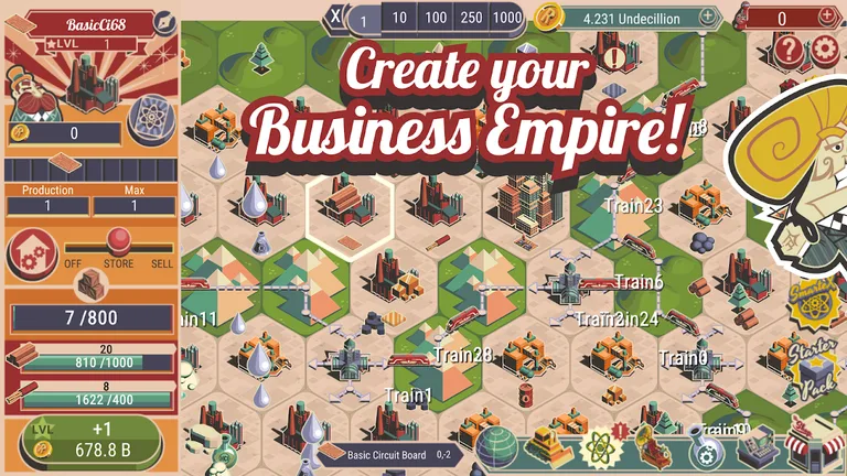 Rocket Valley Tycoon - Idle Resource Manager Game screenshot 1