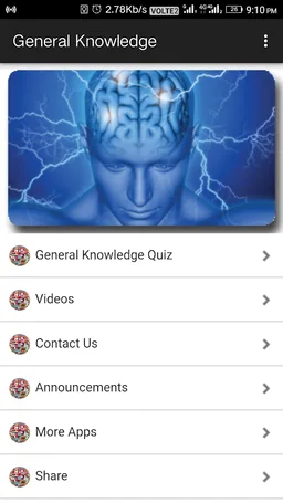 General Knowledge Quiz (GK MCQ Test) screenshot 1