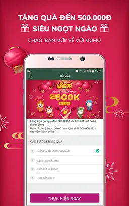 MoMo: Nạp tiền, Chuyển Tiền & Thanh Toán screenshot 7