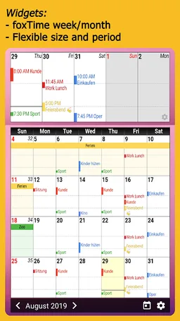 foxTime: Calendar / Agenda screenshot 7