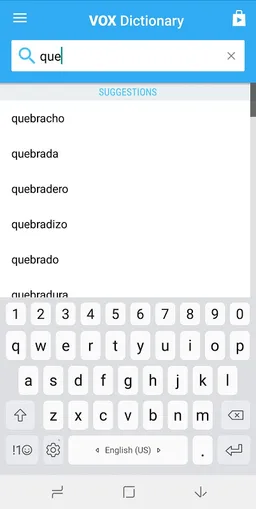 VOX Spanish Language Thesaurus screenshot 15