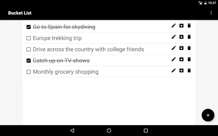 Simple Bucket List screenshot 10