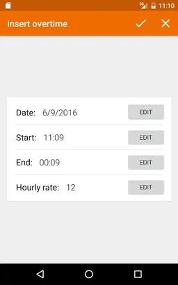 Overtime calculation screenshot 15