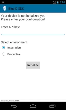 BlueID SDK screenshot 1