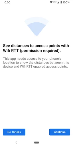 WifiRttScan App screenshot 2
