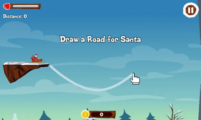 Santa Draw Ride - Christmas Ad screenshot 1